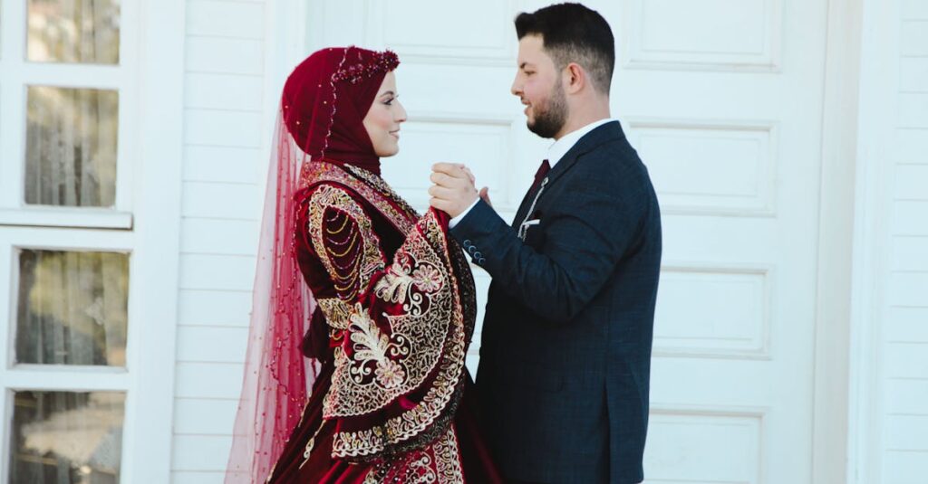 découvrez des tenues élégantes et traditionnelles pour mariages musulmans. inspirez-vous de styles variés pour la mariée et le marié, alliant modernité et respect des coutumes.